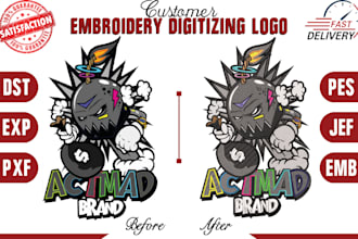 do professional logo digitizing for embroidery machines