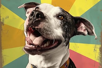 make a fantastic wpap pop art pet portrait from any image