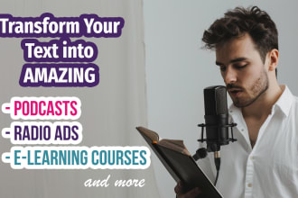 transform your text into professional audio production