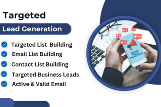 do targeted b2b lead generation business leads linkedin leads email list build