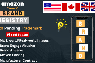 amazon brand registry with pending trademark amazon brand approval