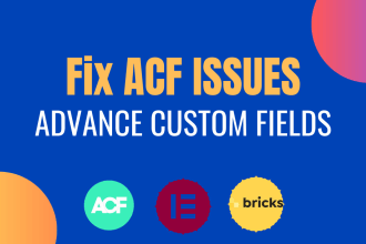 fix acf issue on wordpress website