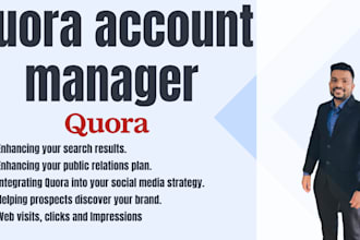 be your quora account manager answer maintain posts