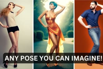 generate custom ai images in any pose you want