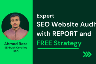 provide an expert website SEO audit report with a free growth strategy