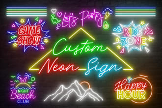 make neon sign design 3d neon flex signage just in 8 hours