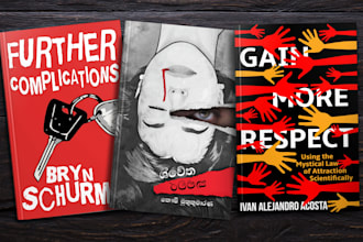 create a professional book cover