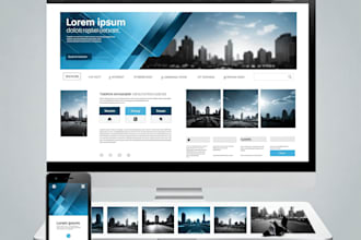 develop a business website, wordpress website