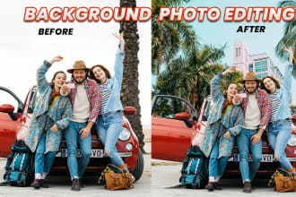 remove object, image editor photoshop and illustrator work