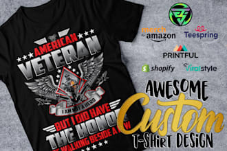 an awesome custom tshirt design within 12 hours