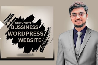 design responsive wordpress business website, landing page, mobile friendly
