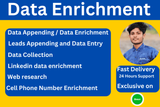 provide data appending enrichment and leads enrichment