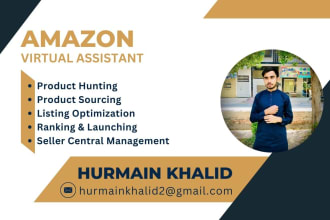 be your expert amazon fbm and fbm seller central virtual assistant VA
