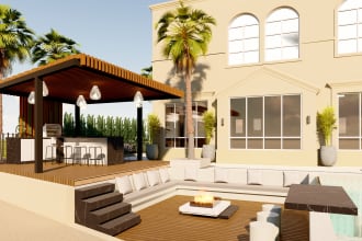 do backyard landscape design, patio, pool, and garden