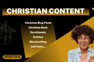 write your christian blogs, articles and more