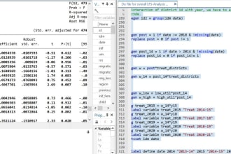 do statistical data analysis using stata, spss, or r studio