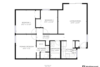 do matterport 2d schematic floor plan from matterport link