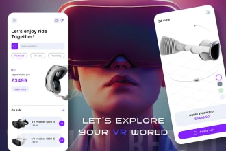 create augmented reality ar app, virtual reality vr app for android and ios