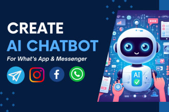 create expert ai chatbot for whatsapp and messenger
