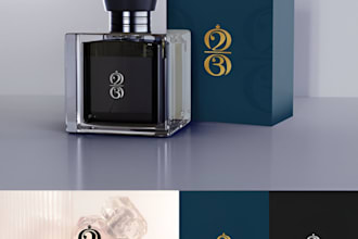 make cosmetic beauty fashion and elegant logo design