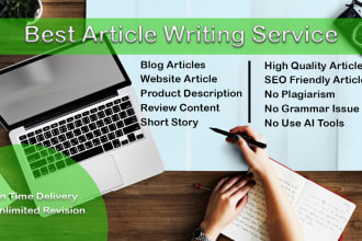 write SEO friendly blog article for you