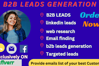 linkedin sales navigator b2b leads generation,email list building