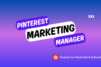 be your pinterest manager crafting SEO optimized pins and boards