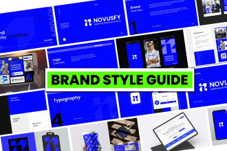 design brand style guide and brand identity