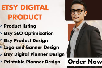 etsy digital planner, etsy hyperlinked planner, etsy digital product, etsy shop