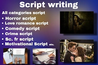 write a script long and short