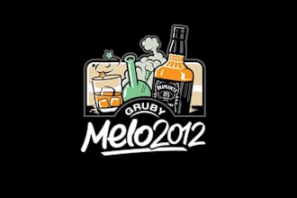make any type bar and nightclub logo with creative concept