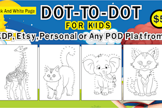 create dot to dot pages connect the dots for kids