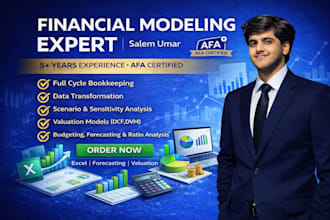 build excel financial models, forecasting, budget, projections, analysis