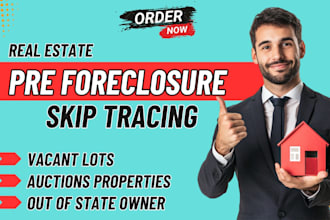 give vacant land pre foreclosure auctions out of state owner tired landlord list