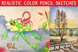 do color pencil sketch