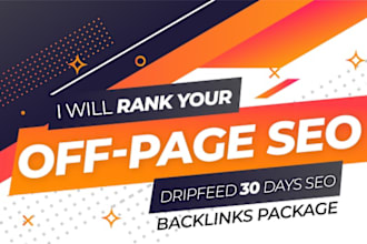 rank your website on google 30 days SEO backlinks manually