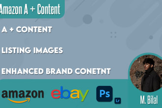 create premium  ebc a plus content for your amazon listing
