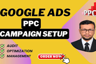 setup and optimize perfect google ads, adwords, PPC campaign with management