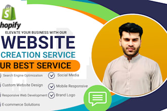 design shopify ecommerce website, build shopify online store