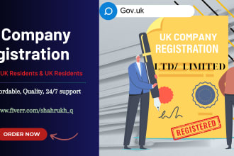 do form UK company ltd registration for UK non UK residents