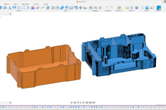 redesign stl file to step file