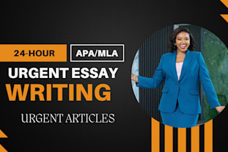do urgent essays and articles on any topic, apa, mla formatting