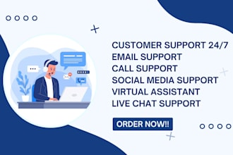 do customer service, virtual assistant, and chat support