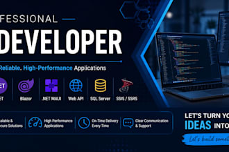 develop professional asp net core and maui applications