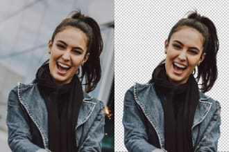 do photoshop image masking and transparent background