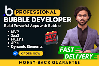 build bubble web app, bubble mobile app in bubble io as a bubble io developer