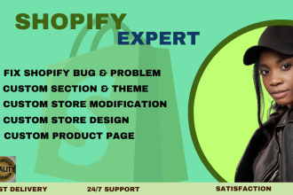 do any shopify customization and shopify bug fix