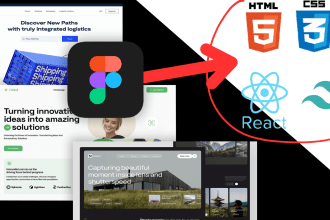convert figma to HTML tailwind CSS