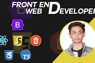 be your front end web developer