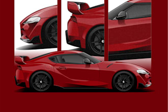 draw your car into vector